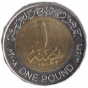 EGITTO 1 Pound 2010 Bimetallica Unc